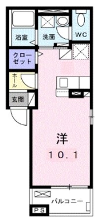 バーナー キャトルの物件間取画像